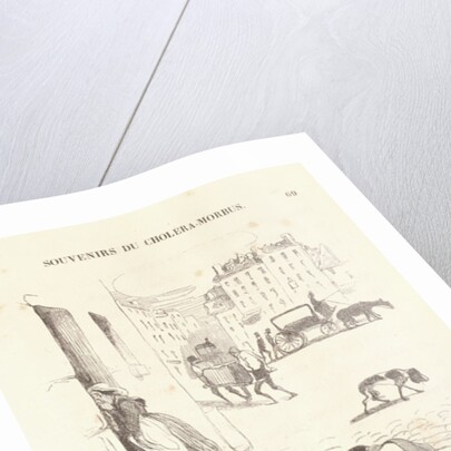 Souvenirs du Choléra-Morbus, 1840 by Honore Daumier