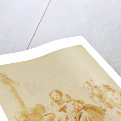 Virgin and Child Adored by Bishops, Monks and Women, 1735-40 by Giovanni Battista Tiepolo