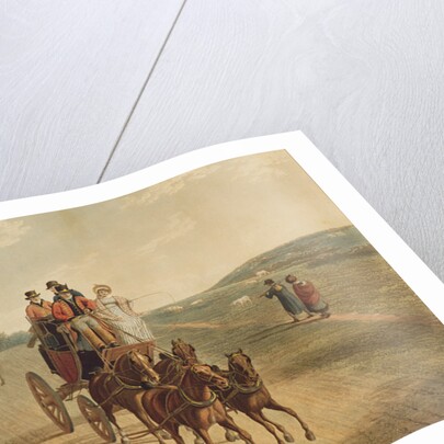 Mail Coach, 1819 by Frederick Christian Lewis