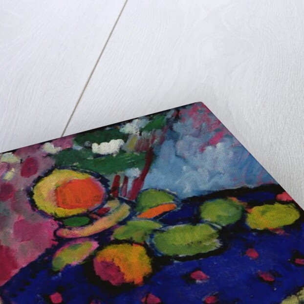 Mit Rundem Tisch, 1910 by Alexej von Jawlensky