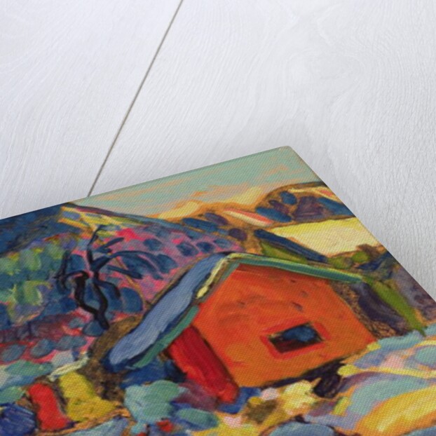 Winter Study with Mountain, 1908 by Wassily Kandinsky