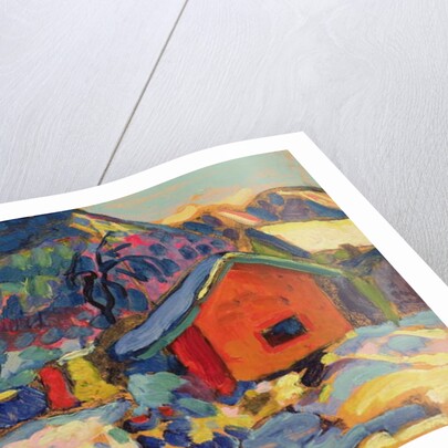 Winter Study with Mountain, 1908 by Wassily Kandinsky