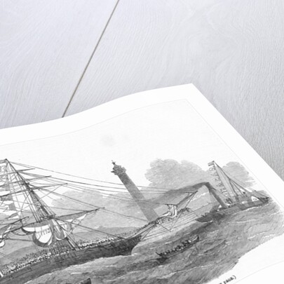 Departure of 'The Lizzie Webber', the first emigrant ship from Sunderland to Australia by English School