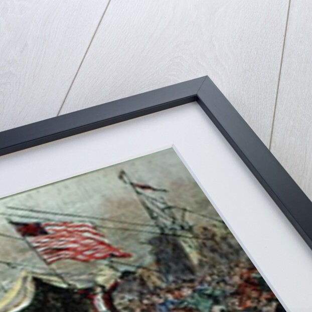 The Boston Tea Party, 16th December 1773 by French School