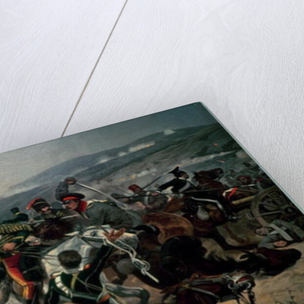 Battle of Balaclava, 25th October 1854, Relief of the Light Brigade by Richard Caton II (after) Woodville