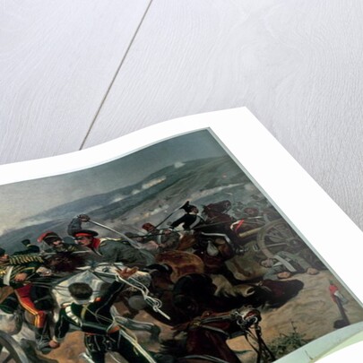 Battle of Balaclava, 25th October 1854, Relief of the Light Brigade by Richard Caton II (after) Woodville