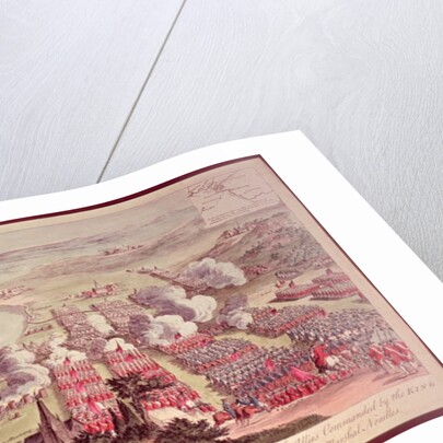 A View of the Glorious Action of Dettingen, June 16-27 1743, between the Forces of the Allies Commanded by the King of Great Britain and the French Army under the Marshal Noailles by F. Daremberg