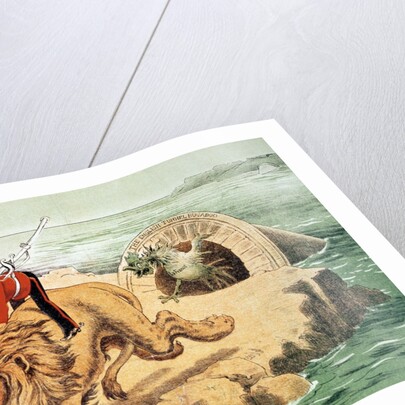 The Lion cannot face the corwing of the Cock by Friedrich Graetz