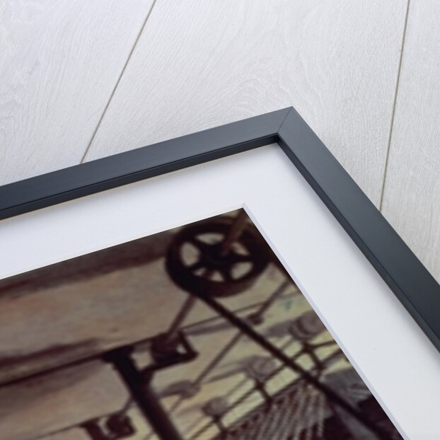 Interior of cotton mill, 19th century by Thomas Allom