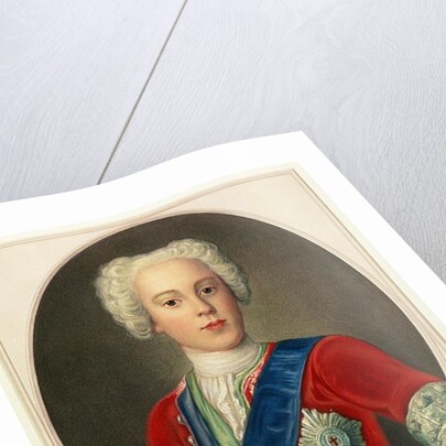 Portrait of Prince Charles Edward Louis Philip Casimir Stewart the Young Pretender or 'Bonnie Prince Charlie' by English School