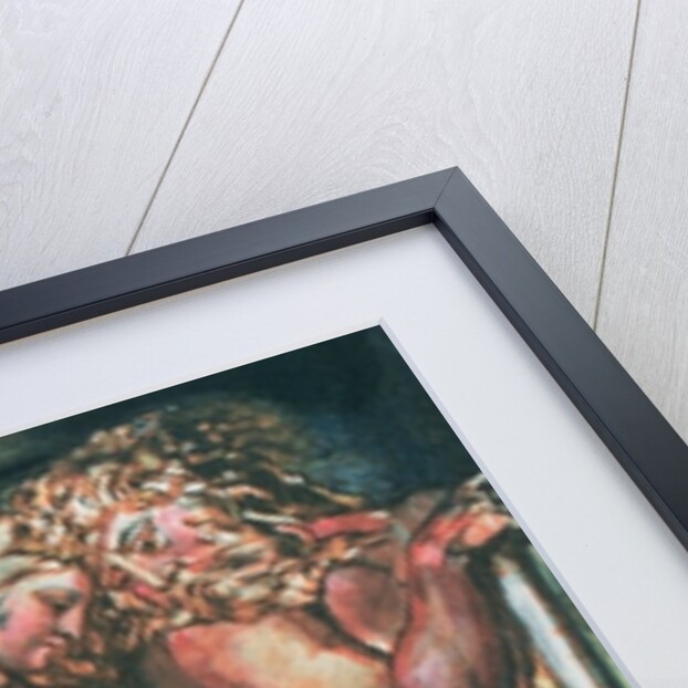 The First Book Of Urizen; Los at the forge with Enitharmon and Orc by William Blake