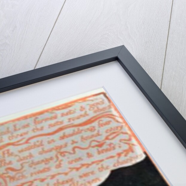 Book of Urizen; the creation of Urizen in material form by Los, 1794 by William Blake