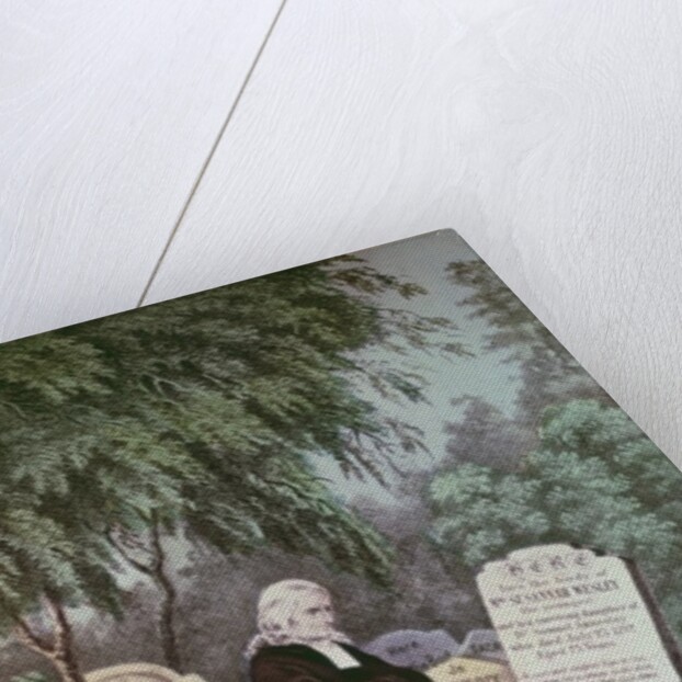 The Rev. John Wesley visiting his mother's grave by School English