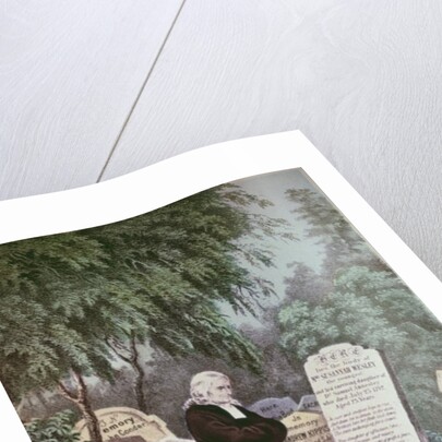 The Rev. John Wesley visiting his mother's grave by School English