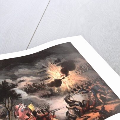 The Sortie from Bayonne, at Three in the Morning, on the 14th April, 1814 by William Heath