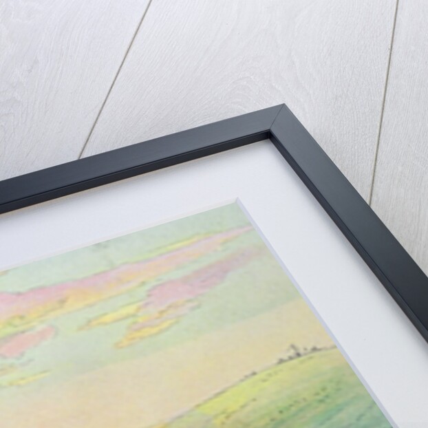 Riccaree village by George Catlin