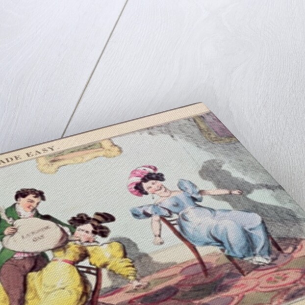 Living Made Easy: Prescription for scolding wives, printed by J. Netherclift, pub. 1830 by Thomas McLean