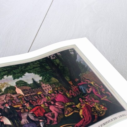 William Penn's Treaty with the Indians when he founded the Province of Pennsylvania, 1661 by Nathaniel Currier