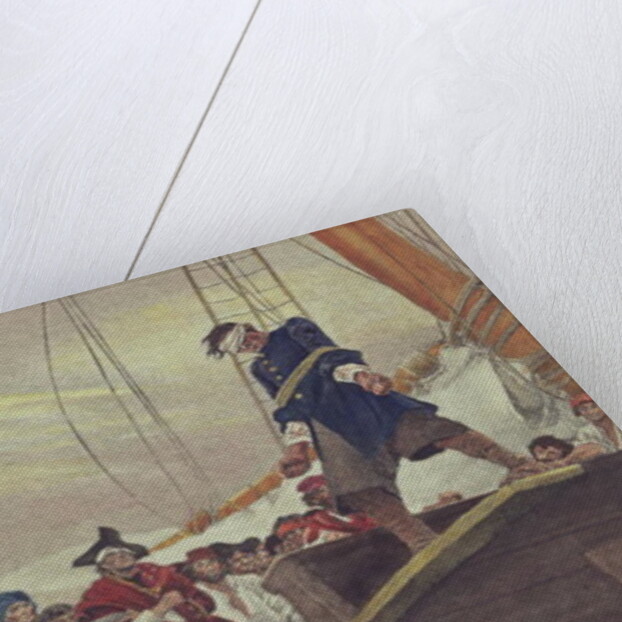 Walking the Plank, 1887 by Howard (after) Pyle