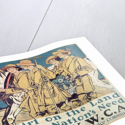 The Girl on the Land Serves the Nation's Need by Edward Penfield