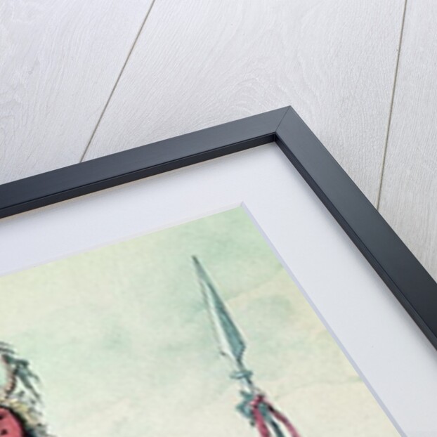 Sioux chief, 'The Black Rock' by George Catlin