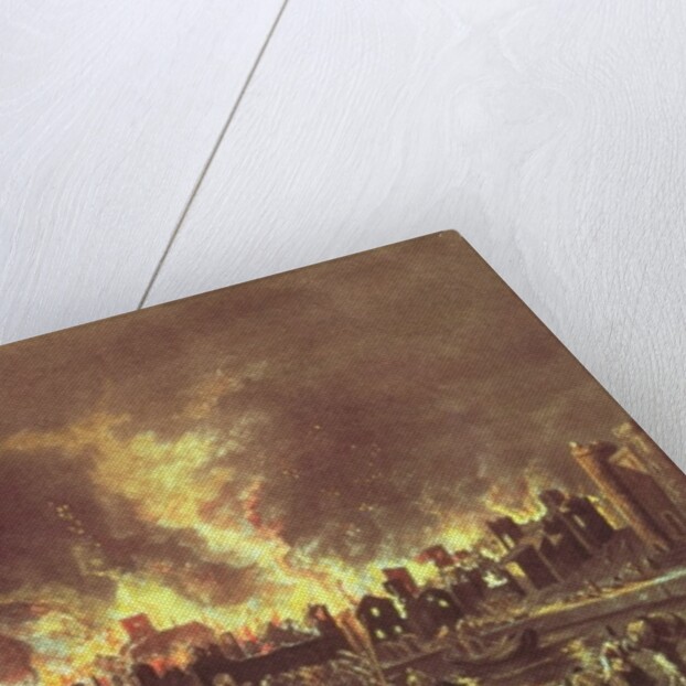 The Great Fire of London, 1666 by Lieve Verschuier