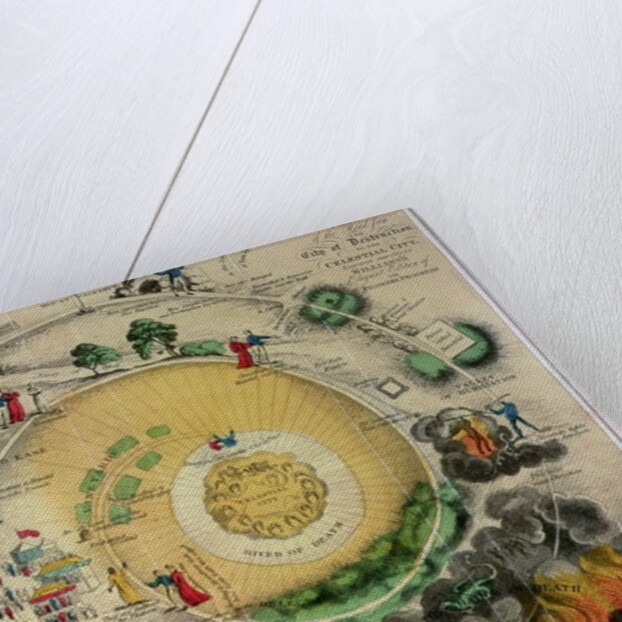 Plan of the Road from the City of Destruction to the Celestial City by Unknown Artist