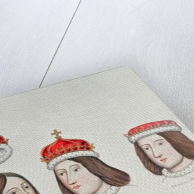 Heads of the portraits of english kings, 1784 by Anonymous