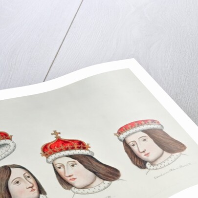 Heads of the portraits of english kings, 1784 by Anonymous