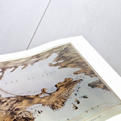 Panoramic view of the Sea of Azof showing the Allied position by Augustus Butler