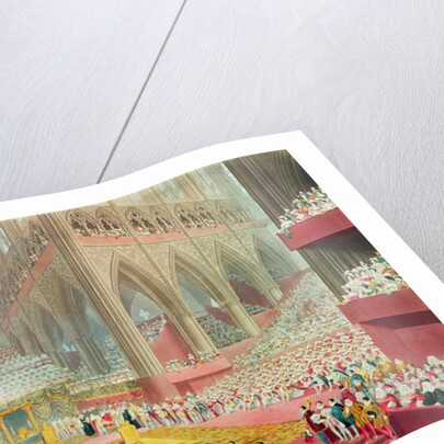 The Coronation of King George IV: The Recognition, 19th July 1821 by James Stephanoff