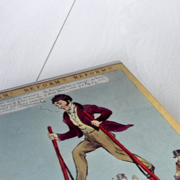 Lord John Stalking over the Boroughmongers, or The Rotten Representation in Danger, pub. by J. Fairburn, 1831 by Sharpshooter