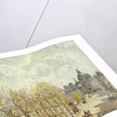 The Malaquais Quay in the Morning, Sunny Weather, 1903 by Camille Pissarro