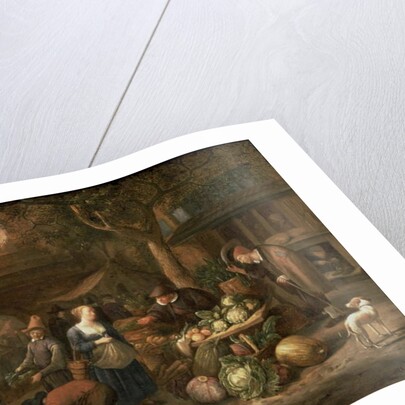 Market Scene by Jan Havicksz. Steen