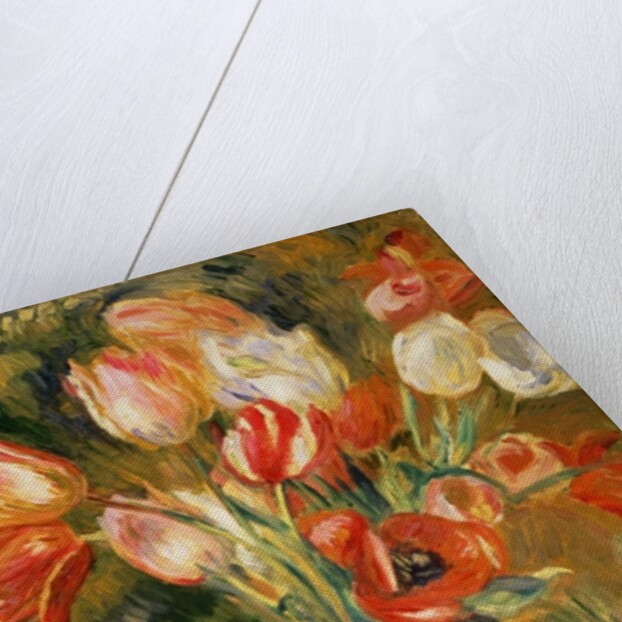 Tulips in a Vase by Pierre Auguste Renoir