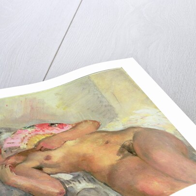 Nude Woman with a Fan by Henri Lebasque