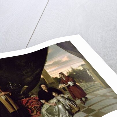 Family Portrait on a Terrace, 1667 by Pieter de Hooch