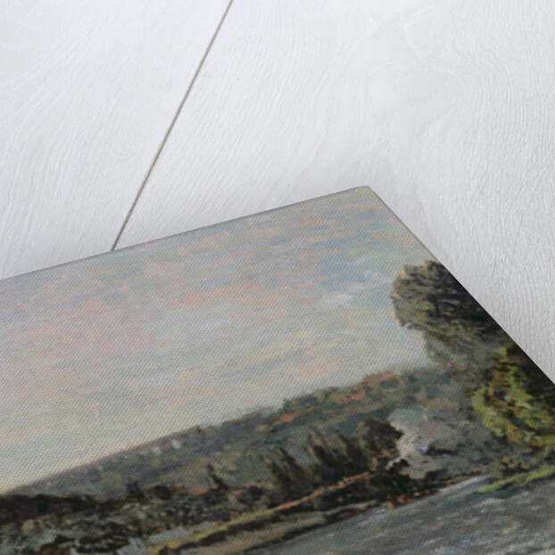 The Seine at Bougival, 1871 by Camille Pissarro