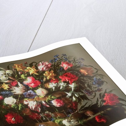 Basket with Flowers, 1671 by Juan de Arellano