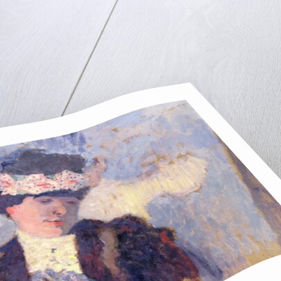 Madame Hessel wearing a hat decorated with flowers, c.1905 by Edouard Vuillard