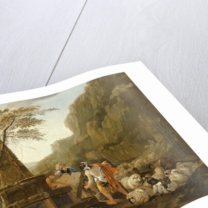 The Meeting of Jacob and Rachel at the Well by Johann Heinrich Roos