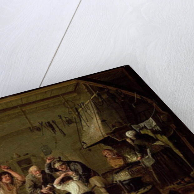 Interior of a Blacksmith by Cornelis Beelt