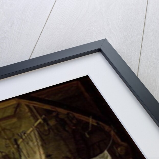 Interior of a Blacksmith by Cornelis Beelt