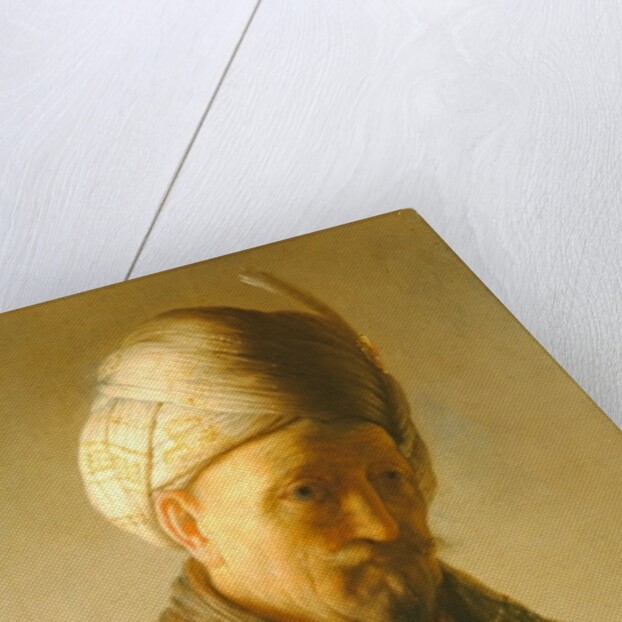 Portrait of a man in a turban, c.1630 by Rembrandt Harmensz. van Rijn