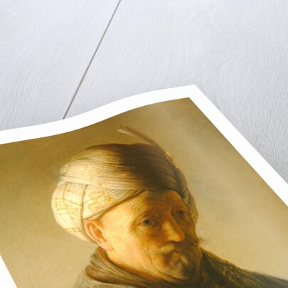 Portrait of a man in a turban, c.1630 by Rembrandt Harmensz. van Rijn