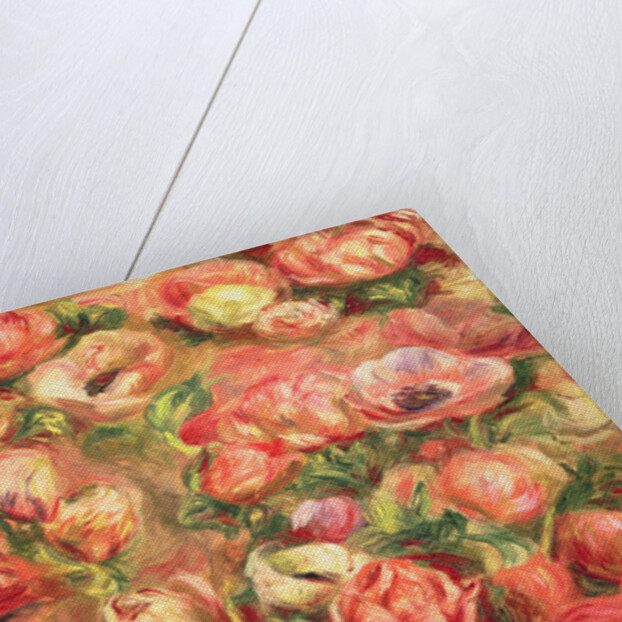 Bed of anemones, 1901 by Pierre Auguste Renoir