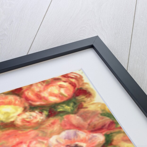 Bed of anemones, 1901 by Pierre Auguste Renoir