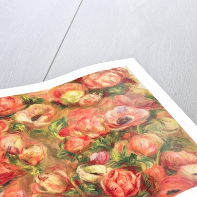 Bed of anemones, 1901 by Pierre Auguste Renoir