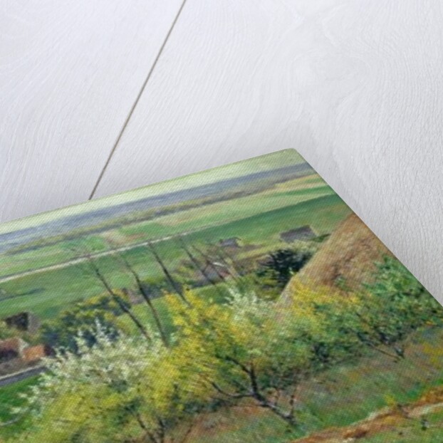 A Village near Auvers, c.1885 by Victor Vignon