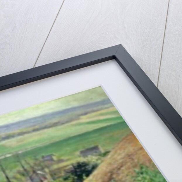 A Village near Auvers, c.1885 by Victor Vignon